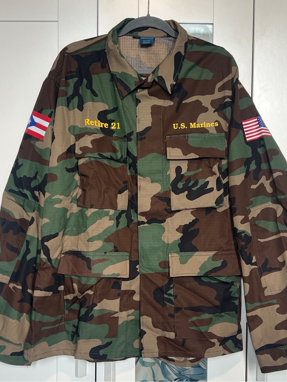 U.S. Marines Camouflage Field Jacket - Brown/Green